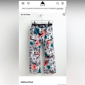 Gently loved Burton Snow Pants